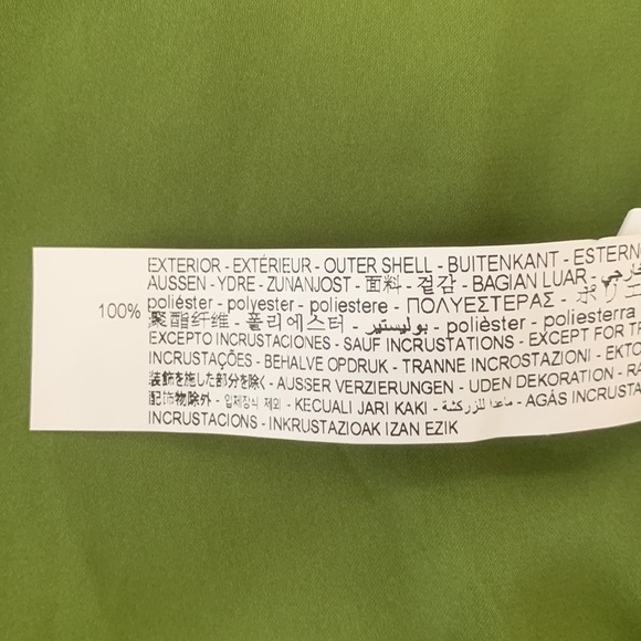 Zara NWT Emerald Green Sequin Bomber Jacket Size M - Picture 16 of 17